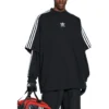 Balenciaga x adidas Oversized-T-paidat ”Musta” 739101TNVA68482