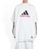 Balenciaga x adidas Oversized-T-paidat ”White” 731769TNVA69065