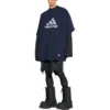 Balenciaga x adidas Oversized-T-paita ”Navy” 731769TNVA64356