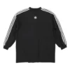 Balenciaga x adidas pitkähihainen T-paita, oversized-malli, ”musta” 728789TNVA68482