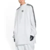 Balenciaga x adidas pitkähihainen T-paita, oversized-malli ”White” 728789TNVA61156