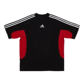 Balenciaga x adidas T-paidat, medium-mitoitus, ”Black Red” 712401TNVA61003 Balenciaga x adidas T-paidat, medium-mitoitus, ”Black Red” 712401TNVA61003