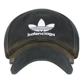 Balenciaga x adidas Trefoil Balenciaga Logo -lippalakki ”Black White” 723749410B21077 Balenciaga x adidas Trefoil Balenciaga Logo -lippalakki ”Black White” 723749410B21077