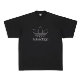 Balenciaga x adidas Trefoil -T-paidat ”Black White” 723976TNVN81070 Balenciaga x adidas Trefoil -T-paidat ”Black White” 723976TNVN81070
