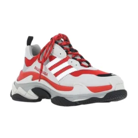 Balenciaga x adidas Triple S -tennarit ”White Grey Red” 712821W2ZB46121 Balenciaga x adidas Triple S -tennarit ”White Grey Red” 712821W2ZB46121