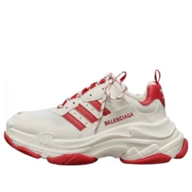 Balenciaga x adidas Triple S ”White Red” ID4734
