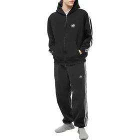 Balenciaga x adidas -verkkarihousut ”Black White” 723912TNVP11070