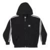 Balenciaga x adidas vetoketjullinen huppari ”Black White” 723754TNVN28482
