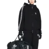 Balenciaga x adidas vetoketjullinen huppari ”Black White” 723754TNVN28482