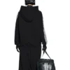 Balenciaga x adidas vetoketjullinen huppari ”Black White” 723754TNVN28482