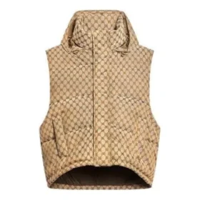 Balenciaga x Gucci The Hacker Project Hacker Cocoon Puffer Gilet -liivi ”Beige” 681884TLO539585 Balenciaga x Gucci The Hacker Project Hacker Cocoon Puffer Gilet -liivi ”Beige” 681884TLO539585
