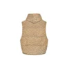 Balenciaga x Gucci The Hacker Project Hacker Cocoon Puffer Gilet -liivi ”Beige” 681884TLO539585