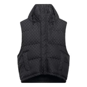 Balenciaga x Gucci The Hacker Project Hacker Cocoon Puffer Gilet -liivi ”Black” 681884TLO531269 Balenciaga x Gucci The Hacker Project Hacker Cocoon Puffer Gilet -liivi ”Black” 681884TLO531269