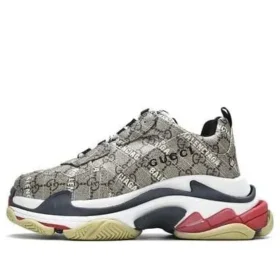 Balenciaga x Gucci The Hacker Project Triple S ”Beige Navy Red” 681066ULZ109795 Balenciaga x Gucci The Hacker Project Triple S ”Beige Navy Red” 681066ULZ109795