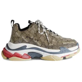 Balenciaga x Gucci Triple S -tennarit ”The Hacker Project Beige” 681066-ULZ10-9795 Balenciaga x Gucci Triple S -tennarit ”The Hacker Project Beige” 681066-ULZ10-9795