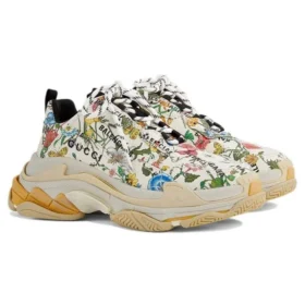 Balenciaga x Gucci Triple S -tennarit ”The Hacker Project Floral” 681068-UL110-8461 Balenciaga x Gucci Triple S -tennarit ”The Hacker Project Floral” 681068-UL110-8461
