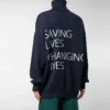 Balenciaga x Maailman elintarvikeohjelman villapaita ”Navy White” 542703T15074177