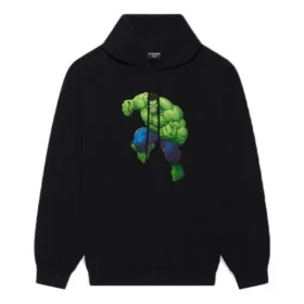 Balenciaga x Marvel Hulk -hupparit, medium-mitoitus, ”Black” 600583TLV581000 Balenciaga x Marvel Hulk -hupparit, medium-mitoitus, ”Black” 600583TLV581000