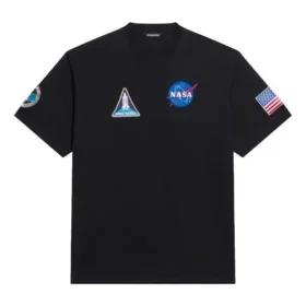 Balenciaga x NASA Crossover Space Retro -lyhythihainen T-paita ”Black” 651795TKVD71070 Balenciaga x NASA Crossover Space Retro -lyhythihainen T-paita ”Black” 651795TKVD71070