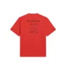 Balenciaga x PlayStation -yhteistyömallisto FW21 PS5 aakkosgeometrinen kuviopainatus, lyhythihainen unisex-paita, punainen 651795TKVF36552