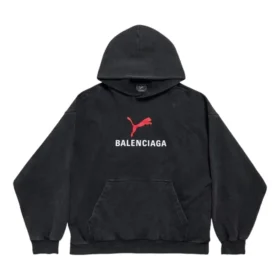 Balenciaga x Puma -hupparit, medium-mitoitus, ”Black Faded” 767877TTVA41041 Balenciaga x Puma -hupparit, medium-mitoitus, ”Black Faded” 767877TTVA41041
