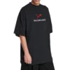 Balenciaga x Puma Oversized T-paidat ”Black Faded” 831305TTVA61041