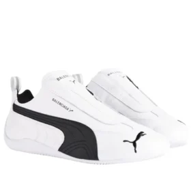 Balenciaga x Puma Speedcat Leather ”White Black” 847148WSDSB9010 Balenciaga x Puma Speedcat Leather ”White Black” 847148WSDSB9010