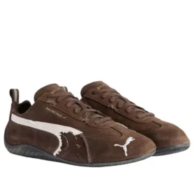 Balenciaga x Puma Speedcat Suede ”Distressed Brown White” 847146WSDSD2910 Balenciaga x Puma Speedcat Suede ”Distressed Brown White” 847146WSDSD2910