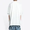 Balenciaga x THE SIMPSONS Oversized-puuvillainen T-paita ”White” 676589TLVG70901