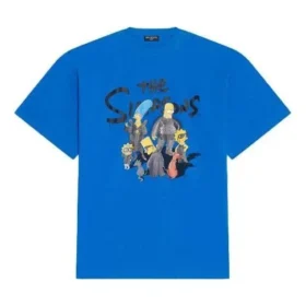 Balenciaga x The Simpsons Oversized T-paidat ”Blue” 676589TLVG74210 Balenciaga x The Simpsons Oversized T-paidat ”Blue” 676589TLVG74210