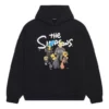 Balenciaga x THE SIMPSONS puuvillainen huppari, leveä istuvuus ”Black” 674986TLVG81000