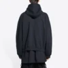 Balenciaga x THE SIMPSONS puuvillainen huppari, leveä istuvuus ”Black” 674986TLVG81000