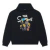 Balenciaga x THE SIMPSONS Puuvillainen huppari, leveä istuvuus ”Musta” 675003TLVG81000