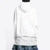 Balenciaga x THE SIMPSONS puuvillainen huppari, leveä istuvuus ”White” 675003TLVG89016
