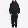 Balenciaga x The Simpsons -topattu bomber-huppari ”Black” 657115TLVG71000