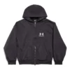 Balenciaga x Under Armour vetoketjullinen huppari ”Black White” 803264TRVB89034