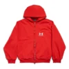 Balenciaga x Under Armour vetoketjullinen huppari ”Red White” 803264TRVB86540