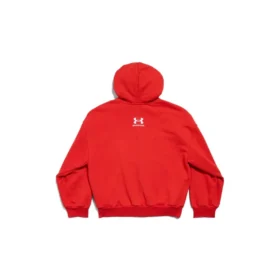 Balenciaga x Under Armour vetoketjullinen huppari ”Red White” 803264TRVB86540 Balenciaga x Under Armour vetoketjullinen huppari ”Red White” 803264TRVB86540