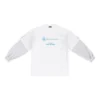 Balenciaga x WFP Double Sleeves T-paidat ”White” 698089TMVL29086