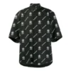 Balenciaga x WFP lyhythihainen paita, jossa neliönmuotoinen selkäosa ”Black White” 602026TIL251070