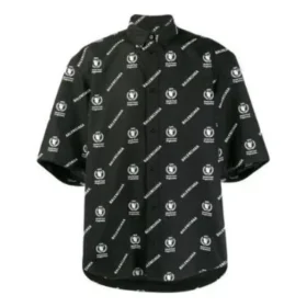 Balenciaga x WFP lyhythihainen paita, jossa neliönmuotoinen selkäosa ”Black White” 602026TIL251070 Balenciaga x WFP lyhythihainen paita, jossa neliönmuotoinen selkäosa ”Black White” 602026TIL251070