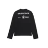 Balenciaga x WFP pitkähihainen T-paita, medium-mitoitus ”Black” 612967THV841000