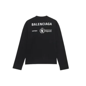 Balenciaga x WFP pitkähihainen T-paita, medium-mitoitus ”Black” 612967THV841000