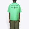 Balenciaga x WFP T-paidat, medium-mitoitus ”Green” 612966THV844162