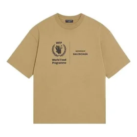 Balenciaga x WFP T-paita, keskileveä istuvuus, ”Khaki” 612966THV849605 Balenciaga x WFP T-paita, keskileveä istuvuus, ”Khaki” 612966THV849605