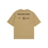 Balenciaga x WFP T-paita, keskileveä istuvuus, ”Khaki” 612966THV849605