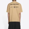 Balenciaga x WFP T-paita, keskileveä istuvuus, ”Khaki” 612966THV849605