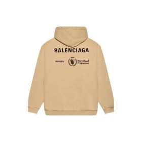 Balenciaga x World Food Programme Medium Fit -huppari ”Beige” 600583TJVK49605 Balenciaga x World Food Programme Medium Fit -huppari ”Beige” 600583TJVK49605