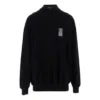 Barcode-pyöreäkaulainen villapaita ”Black” 652981TKVE61070