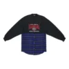 BB Authentic -paikkat-T-paita, pitkähihainen, ”Black Blue” 698227TMM085212